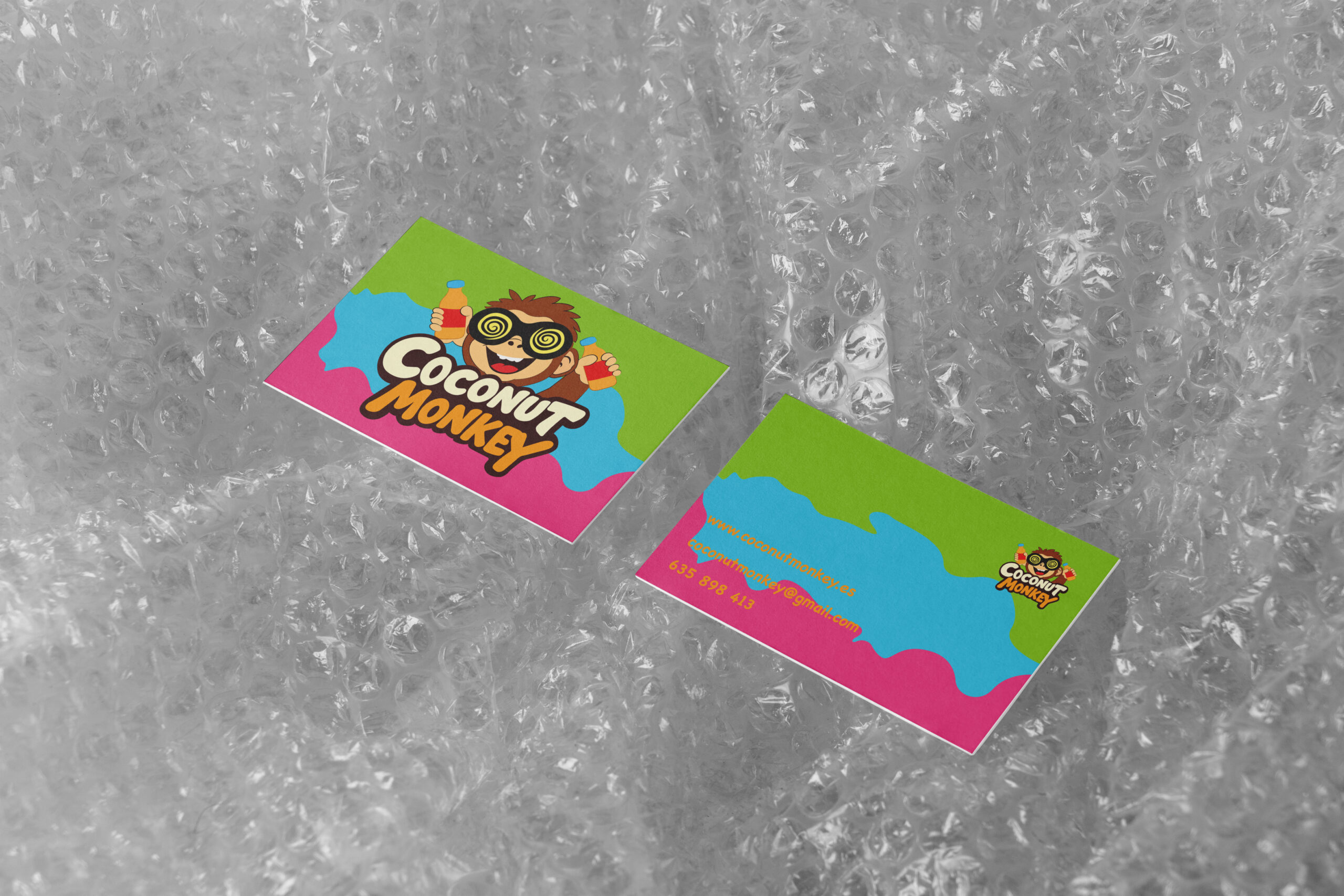 Tarjetas de visita Coconut Monkey